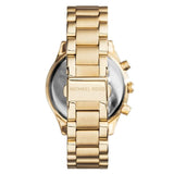 Buy Shop Michael Kors Brinkley Diamonds Gold Dial Gold Steel Strap Watch for Women - MK6187 USA Online