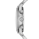 Buy Shop Michael Kors Brinkley Diamonds Silver Dial Silver Steel Strap Watch for Women - MK6186 USA Online