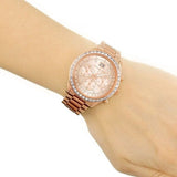 Buy Shop Michael Kors Brinkley Rose Gold Dial Rose Gold Steel Strap Watch for Women - MK6204 USA Online