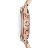 Buy Shop Michael Kors Brinkley Rose Gold Dial Rose Gold Steel Strap Watch for Women - MK6204 USA Online