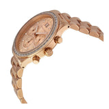 Buy Shop Michael Kors Brinkley Rose Gold Dial Rose Gold Steel Strap Watch for Women - MK6204 USA Online