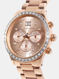 Buy Shop Michael Kors Brinkley Rose Gold Dial Rose Gold Steel Strap Watch for Women - MK6204 USA Online