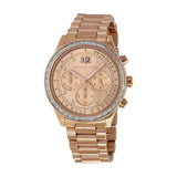 Buy Shop Michael Kors Brinkley Rose Gold Dial Rose Gold Steel Strap Watch for Women - MK6204 USA Online
