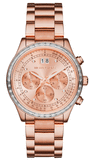 Buy Shop Michael Kors Brinkley Rose Gold Dial Rose Gold Steel Strap Watch for Women - MK6204 USA Online