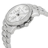 Buy Shop Michael Kors Brinkley Silver Dial with Diamonds Silver Steel Strap Watch for Women - MK5083 USA Online