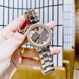 Buy Shop Michael Kors Bryn Chronograph Rose Gold Dial Rose Gold Steel Strap Watch For Women - MK7200 USA Online