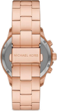 Buy Shop Michael Kors Bryn Chronograph Rose Gold Dial Rose Gold Steel Strap Watch For Women - MK7200 USA Online