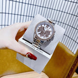 Buy Shop Michael Kors Bryn Pavé White Dial Two Tone Steel Strap Watch For Women - MK7201 USA Online