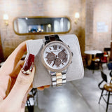 Buy Shop Michael Kors Bryn Pavé White Dial Two Tone Steel Strap Watch For Women - MK7201 USA Online