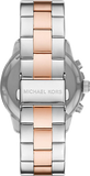Buy Shop Michael Kors Bryn Pavé White Dial Two Tone Steel Strap Watch For Women - MK7201 USA Online
