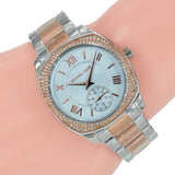 Buy Shop Michael Kors Bryn Quartz Blue Dial Two Tone Steel Strap Watch For Women - MK6136 USA Online