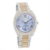 Buy Shop Michael Kors Bryn Quartz Blue Dial Two Tone Steel Strap Watch For Women - MK6136 USA Online