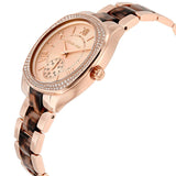 Buy Shop Michael Kors Bryn Rose Gold Dial Two Tone Steel Strap Watch For Women - MK6276 USA Online