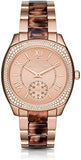 Buy Shop Michael Kors Bryn Rose Gold Dial Two Tone Steel Strap Watch For Women - MK6276 USA Online