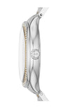 Buy Shop Michael Kors Bryn Silver Dial Silver Steel Strap Watch For Women - MK6277 USA Online