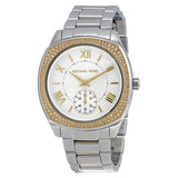 Buy Shop Michael Kors Bryn Silver Dial Silver Steel Strap Watch For Women - MK6277 USA Online