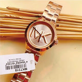 Buy Shop Michael Kors Brynn Analog Rose Gold Dial Rose Gold Steel Strap Watch For Women - MK7318 USA Online