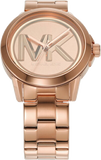 Buy Shop Michael Kors Brynn Analog Rose Gold Dial Rose Gold Steel Strap Watch For Women - MK7318 USA Online