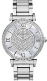 Buy Shop Michael Kors Caitlin Crystal Dial Silver Steel Strap Watch for Women - MK3331 USA Online