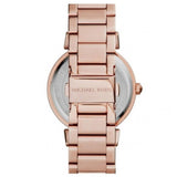 Buy Shop Michael Kors Caitlin Red Dial Rose Gold Stainless Steel Strap Watch for Women - MK3377 USA Online