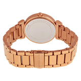 Buy Shop Michael Kors Caitlin Red Dial Rose Gold Stainless Steel Strap Watch for Women - MK3377 USA Online