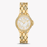 Buy Shop Michael Kors Camile Analog White Dial Gold Steel Strap Watch for Women - MK4801 USA Online