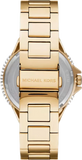Buy Shop Michael Kors Camille Analog Blue Dial Gold Steel Strap Watch For Women - MK7341 USA Online