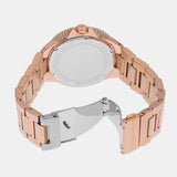 Buy Shop Michael Kors Camille Analog Pink Dial Rose Gold Steel Strap Watch for Women - MK7340 USA Online