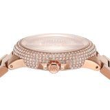 Buy Shop Michael Kors Camille Analog Pink Dial Rose Gold Steel Strap Watch for Women - MK7340 USA Online