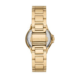 Buy Shop Michael Kors Camille Analog Red Dial Gold Steel Strap Watch For Women - MK7196 USA Online