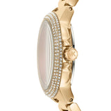 Buy Shop Michael Kors Camille Analog Red Dial Gold Steel Strap Watch For Women - MK7196 USA Online