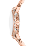 Buy Shop Michael Kors Camille Analog Silver Dial Rose Gold Steel Strap Watch for Women - MK4810 USA Online