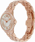 Buy Shop Michael Kors Camille Analog Silver Dial Rose Gold Steel Strap Watch for Women - MK4810 USA Online