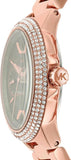 Buy Shop Michael Kors Camille Chronograph Grey Dial Rose Gold Steel Strap Watch For Women - MK6983 USA Online