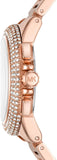Buy Shop Michael Kors Camille Chronograph White Dial Rose Gold Steel Strap Watch For Women - MK6995 USA Online