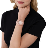 Buy Shop Michael Kors Camille Chronograph Mother of Pearl Dial Rose Gold Steel Strap Watch for Women - MK7272 USA Online