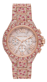 Buy Shop Michael Kors Camille Chronograph Mother of Pearl Dial Rose Gold Steel Strap Watch for Women - MK7272 USA Online