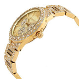 Buy Shop Michael Kors Camille Pavé Crystals Gold Dial Gold Steel Strap Watch for Women - MK6958 USA Online