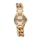 Buy Shop Michael Kors Camille Chronograph Silver Dial Gold Steel Strap Watch for Women - MK6842 USA Online