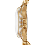 Buy Shop Michael Kors Camille Chronograph Silver Dial Gold Steel Strap Watch for Women - MK6842 USA Online