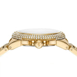 Buy Shop Michael Kors Camille Chronograph White Dial Gold Steel Strap Watch For Women - MK6994 USA Online