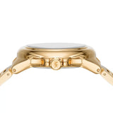 Buy Shop Michael Kors Camille Chronograph White Dial Gold Steel Strap Watch For Women - MK7270 USA Online