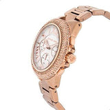 Buy Shop Michael Kors Camille Chronograph White Dial Rose Gold Steel Strap Watch for Women - MK5636 USA Online