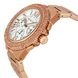 Buy Shop Michael Kors Camille Chronograph White Dial Rose Gold Steel Strap Watch for Women - MK5636 USA Online