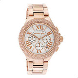 Buy Shop Michael Kors Camille Chronograph White Dial Rose Gold Steel Strap Watch for Women - MK5636 USA Online