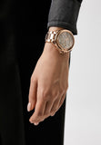 Buy Shop Michael Kors Camille Chronograph White Dial Rose Gold Steel Strap Watch For Women - MK7271 USA Online