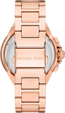 Buy Shop Michael Kors Camille Chronograph White Dial Rose Gold Steel Strap Watch For Women - MK7271 USA Online