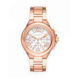Buy Shop Michael Kors Camille Chronograph White Dial Rose Gold Steel Strap Watch For Women - MK7271 USA Online