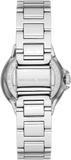 Buy Shop Michael Kors Camille Chronograph White Dial Silver Steel Strap Watch For Women - MK7198 USA Online