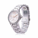 Buy Shop Michael Kors Camille Chronograph White Dial Silver Steel Strap Watch For Women - MK7198 USA Online